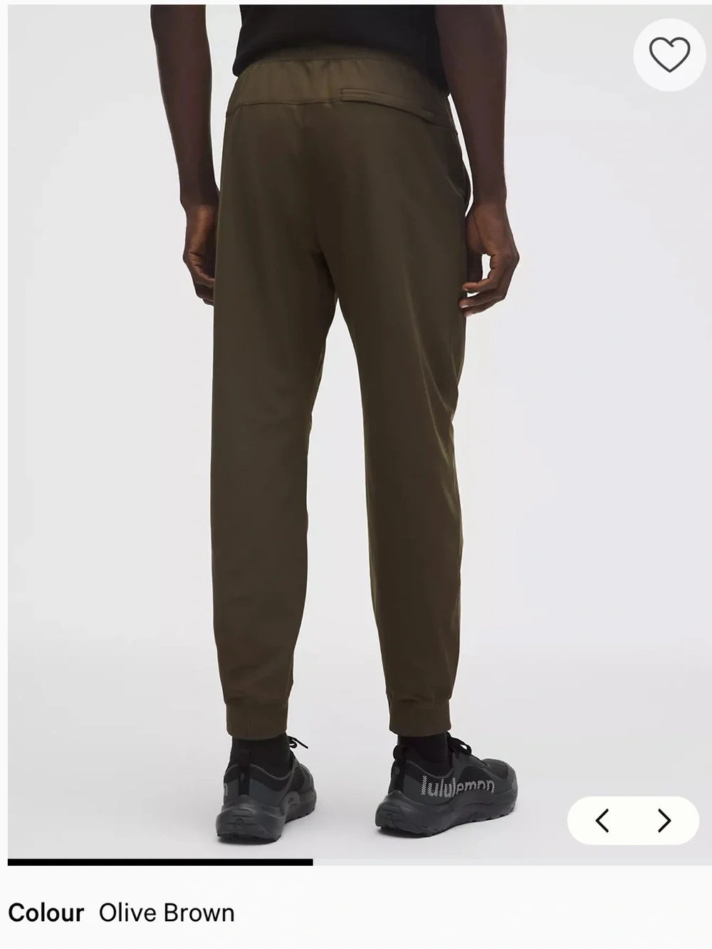 lululemon athletica Olive Brown Men's Jogger Pants
